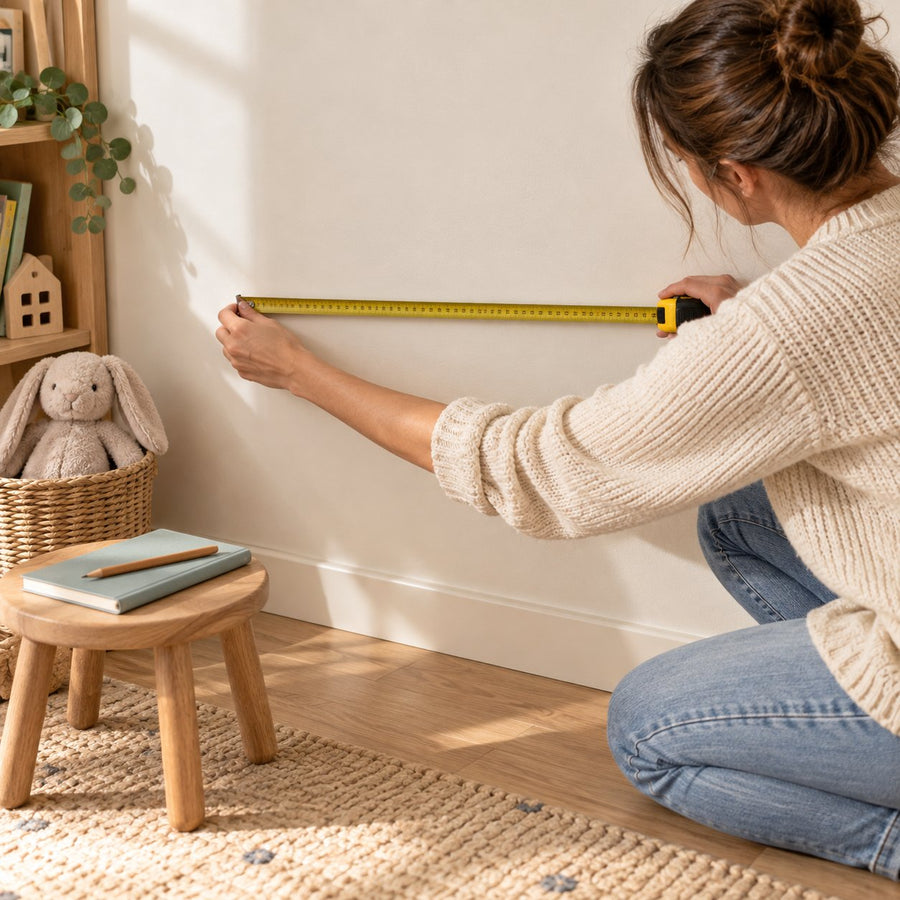 Cómo medir una pared para pedir un mural o papel tapiz